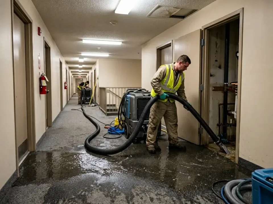 multi-unit-apartment-hallway-f-005 — frequently asked questions, Emergency Burst Pipe Water Extraction & Removal in Monticel…